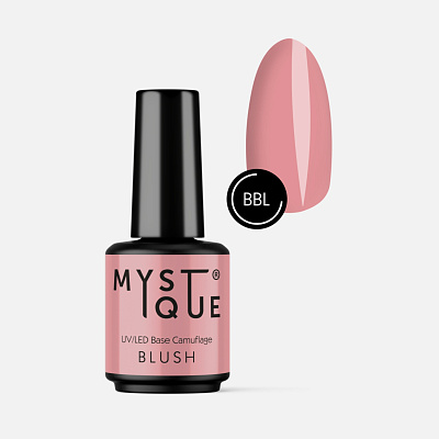 Камуфлирующая база для гель-лака Mystique Blush 15 мл