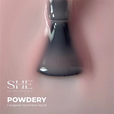 Жидкий полигель SHE Liquid PolyGel Powdery 15 мл