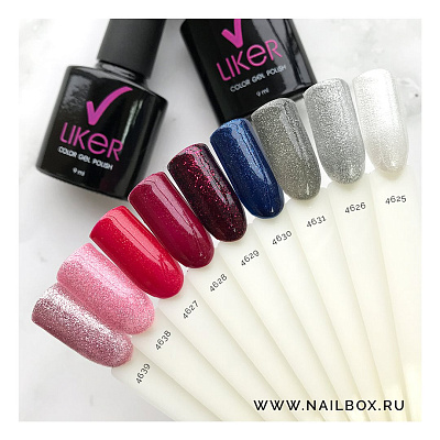 Гель-лак ruNail Liker №4644 (с блестками) 9 мл