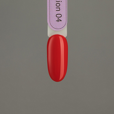 Гель-лак Monami Pedicure collection 04 красный, 8 мл
