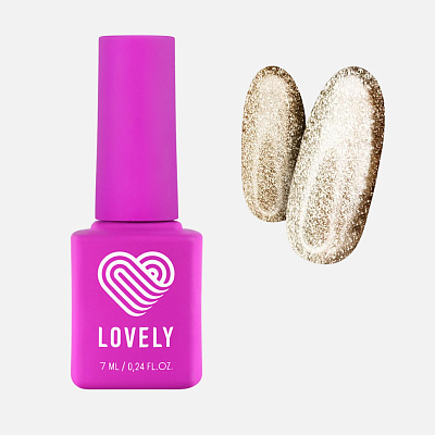 Гель-лак кошачий глаз Gold Autumn Lovely GA01 7 мл