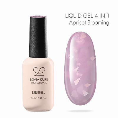 Полигель-архитектор 4 в 1 LOVIA CURE Liquid Gel 07 Apricot Blooming 17 мл