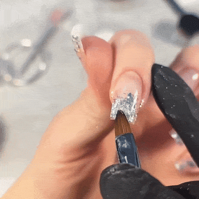 Хлопья Юки Zoo Nail Art радужные №1802 0,2 г