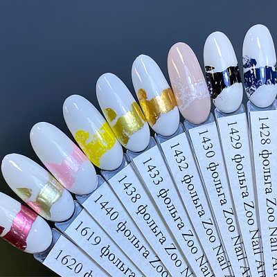 Фольга переводная №1620 Zoo Nail Art матовая розовая, 4*50 см