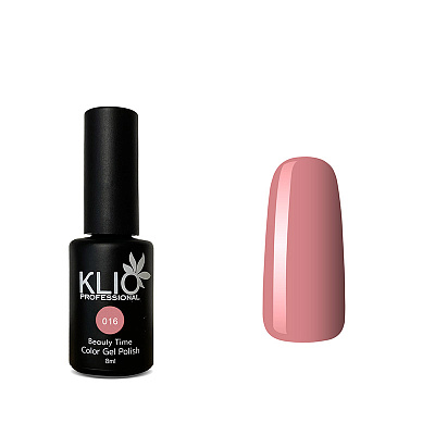 Гель-лак Klio professional BEAUTY TIME №016, 8 мл