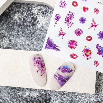 Наклейки Combi Metallic NogteModa №125