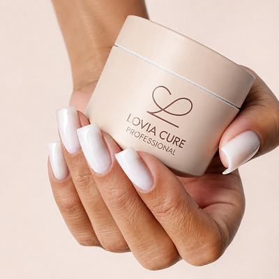Моделирующий гель LOVIA CURE с кератином и кальцием Nail Care Gel  №07 15 мл