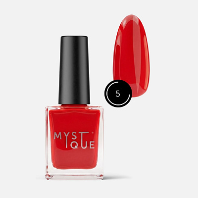 Лак для ногтей Mystique «Руби» #05 укрепляющий с витамином E 15 мл