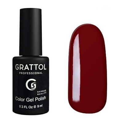 Гель-лак Grattol GTC023 Red Brown, 9 мл