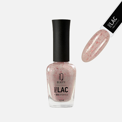 Лак для ногтей IQ Beauty №145 укрепляющий с биокерамикой 12,5 мл