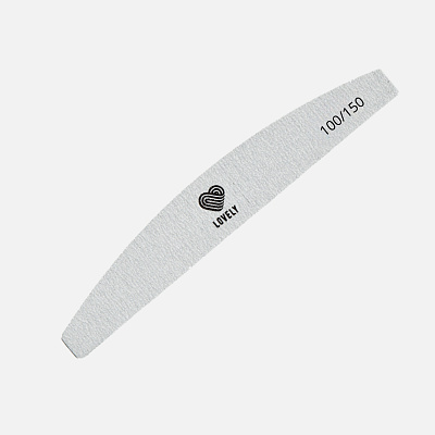 Пилка для ногтей лодочка 100/150 Lovely