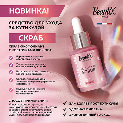Сыворотка-скраб для кутикулы Beautix Cuticle Scrub 30 мл
