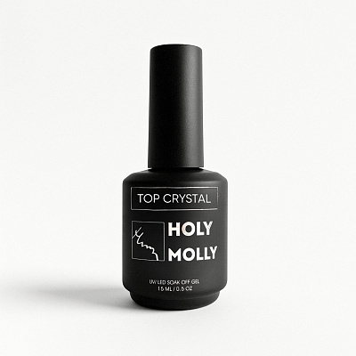 Топ для гель-лака Holy Molly Top Crystal 15 мл