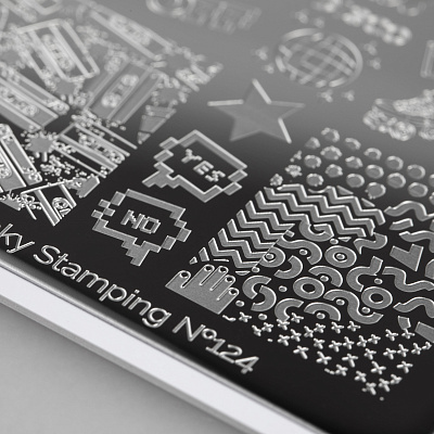 Пластина для стемпинга Swanky Stamping 6x6 №124