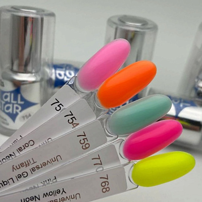 Жидкий гель Universal Gel Liquid All Star 750 Фламинго 18 мл