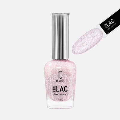 Лак для ногтей IQ Beauty №137 укрепляющий с биокерамикой 12,5 мл