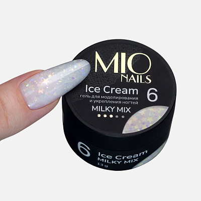 Гель Ice Cream Gel Milky MIX #06 Mio Nails 13 г
