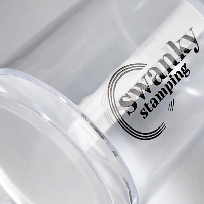 Штамп для стемпинга Swanky Stamping (прозрачный, силиконовый), 4 см
