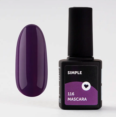 Гель-лак MiLK Simple №116 Mascara 9 мл ❗️ВНИМАНИЕ❗️СРОК ГОДНОСТИ ДО 07.2026