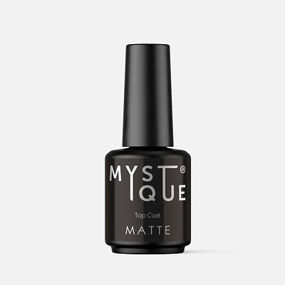 Топ для гель-лака с липким слоем Mystique Matte Top 15 мл