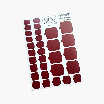 Пленки для педикюра Miw Nails Wraps stickers SF-75