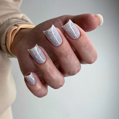 Топ для гель-лака Супер блеск со светоотражающими частицами Super Shine Starburst Holographic Monami 8 г