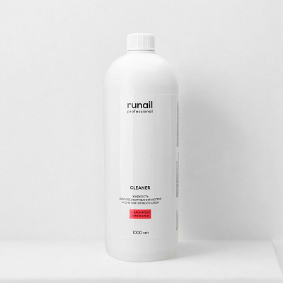 Жидкость для обезжиривания и снятия липкого слоя ruNail Cleaner 6651 1000 мл