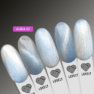 Гель-лак кошачий глаз Lovely AURA 01 7 мл