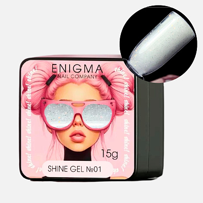 Гель для наращивания ENIGMA Shine gel №01 15 мл