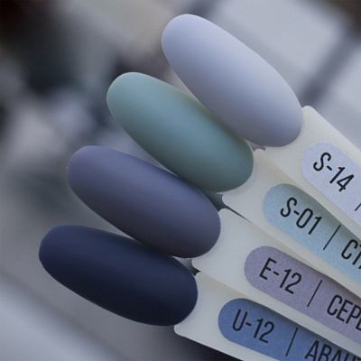 Гель-лак MIO Nails №E-12 Серый агат 8 мл