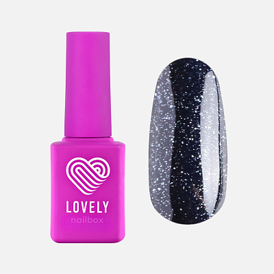 Топ без липкого слоя Lovely с серебряным шиммером 12 мл