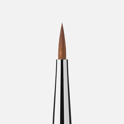 Кисть ruNail Detail S Sable 2ACR 0168 натуральный ворс соболь