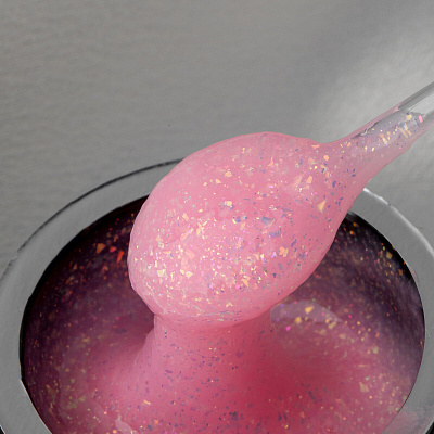 Моделирующий гель NAVI с блестками Love Story Gel 10 15 мл