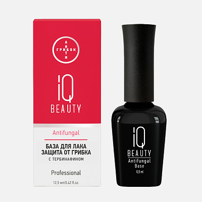 База для лака IQ Beauty для защиты от грибка с тербинафином Antifungal Base IQAFBA01 12.5 мл