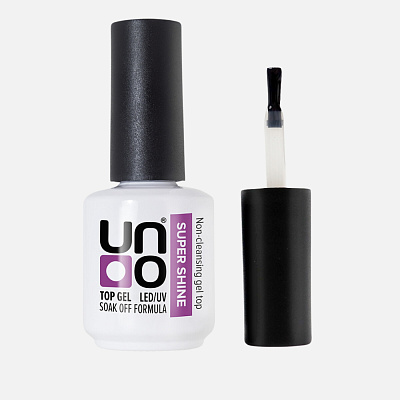 Топ для гель-лака UNO Top Coat Super Shine без липкого слоя 8 г