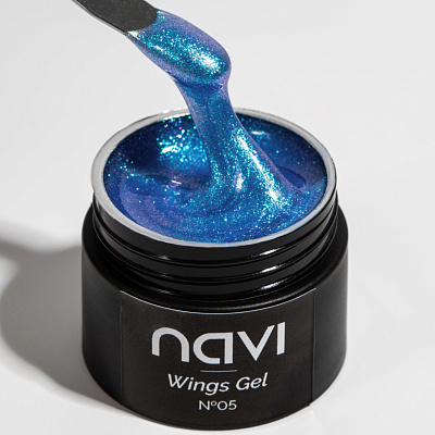 Моделирующий гель NAVI с шиммером Wings Gel 05 15 мл
