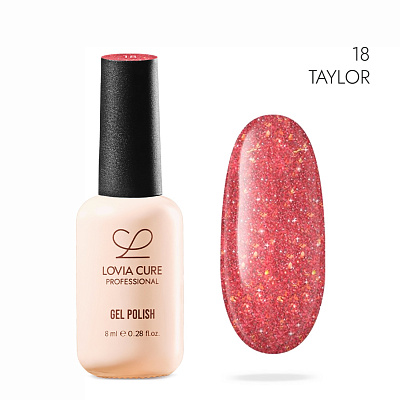 Гель-лак LOVIA CURE светоотражающий Shock effect 18 Taylor 8 мл