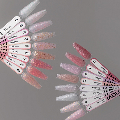 Моделирующий гель NAVI с блестками Love Story Gel 09 15 мл