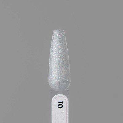 Моделирующий гель NAVI с блестками Love Story Gel 01 15 мл