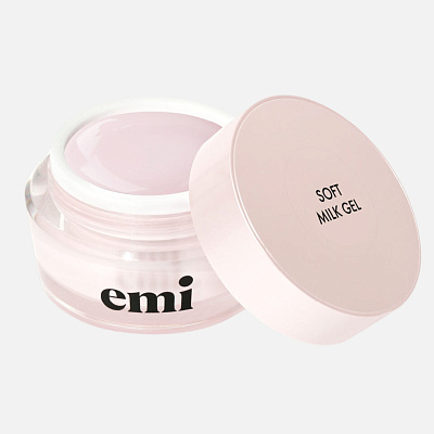 Камуфлирующий гель для моделирования Soft Milk Gel E.mi молочный 50 г