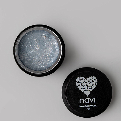 Моделирующий гель NAVI с блестками Love Story Gel 12 15 мл