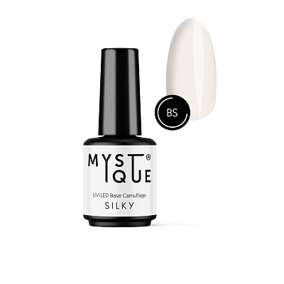 Камуфлирующая база для гель-лака Mystique Silky 15 мл