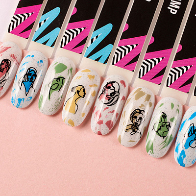 Пластина для стемпинга Go Stamp №028 Self-Love by @veneranailspb (арт. 28PL)
