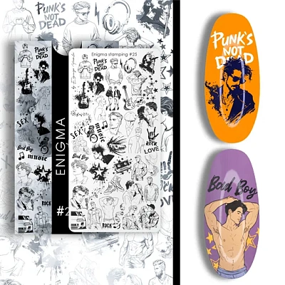 Пластина для стемпинга ENIGMANIC Stamping №25