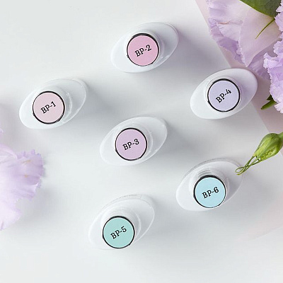 Каучуковая цветная база для гель-лака Rubber Base COLOR IVA NAILS Pastel №01 IVN-RBP-01, 8 мл