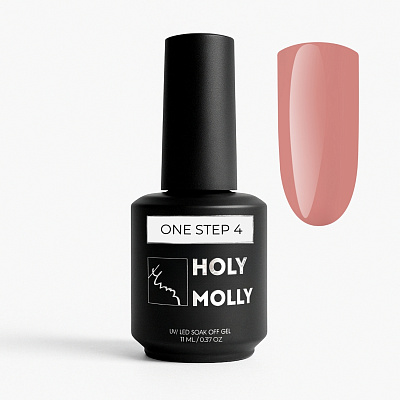 Гель-лак Holy Molly ONE STEP 3 IN 1 №04 11 мл