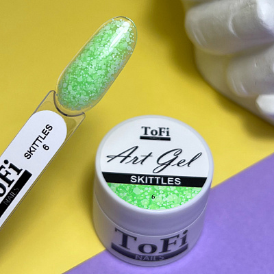 Гель для дизайна ToFi Skittles №06 5 мл