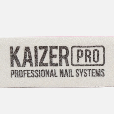 Набор мягких пилок Kaizer Pro NF-204.25 на пластиковой основе прямая белая 100/180 25 шт