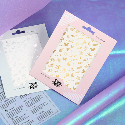 Набор слайдеров Nail Tattoo RockNail Sunshine Gold