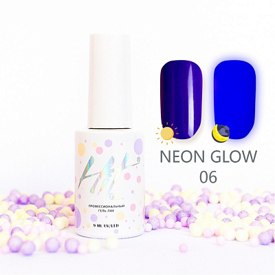 Гель-лак HIT Neon glow №06, 9 мл